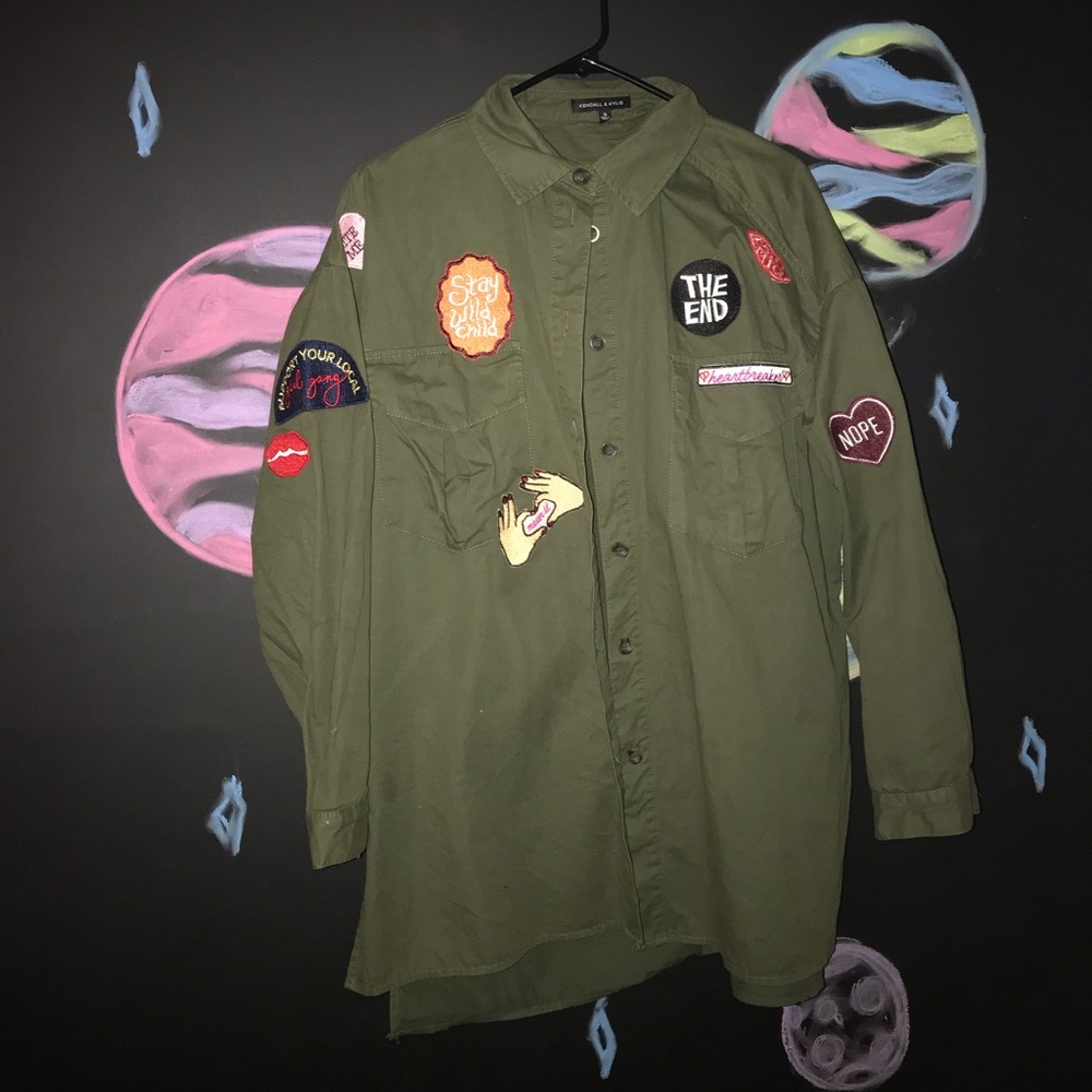 Olive cargo sweater